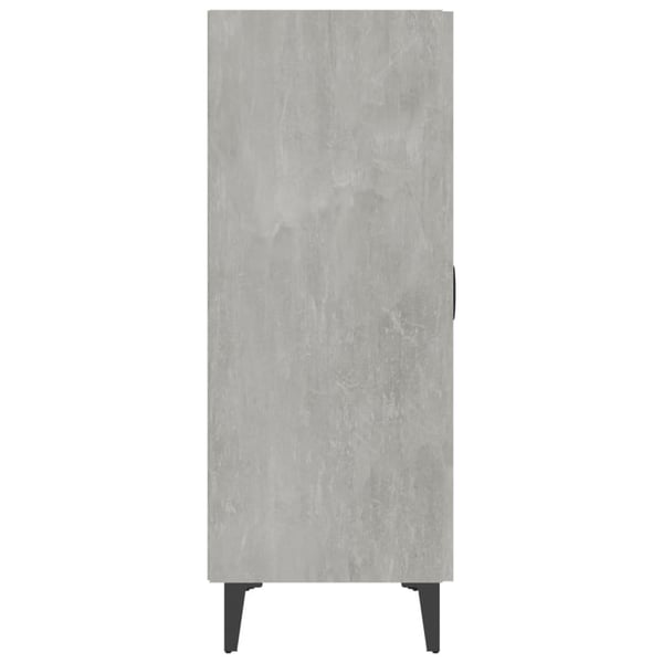 vidaXL Skjenk betonggrå 70x34x90 cm konstruert tre