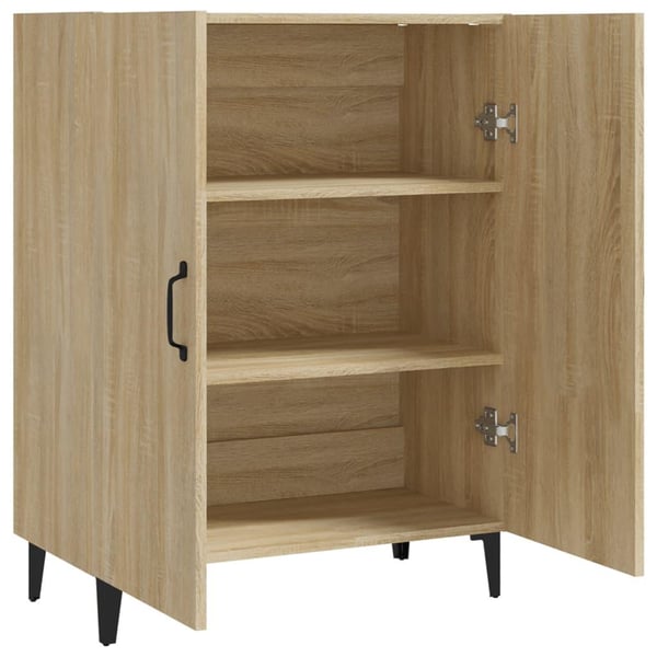 vidaXL skænk 70x34x90 cm konstrueret træ sonoma-eg