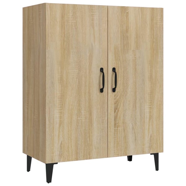 vidaXL skænk 70x34x90 cm konstrueret træ sonoma-eg