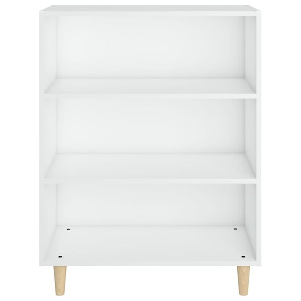 vidaXL skænk 69,5x32,5x90 cm konstrueret træ hvid