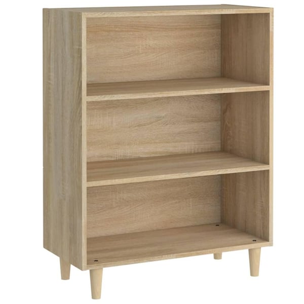 vidaXL Skjenk sonoma eik 69,5x32,5x90 cm konstruert tre