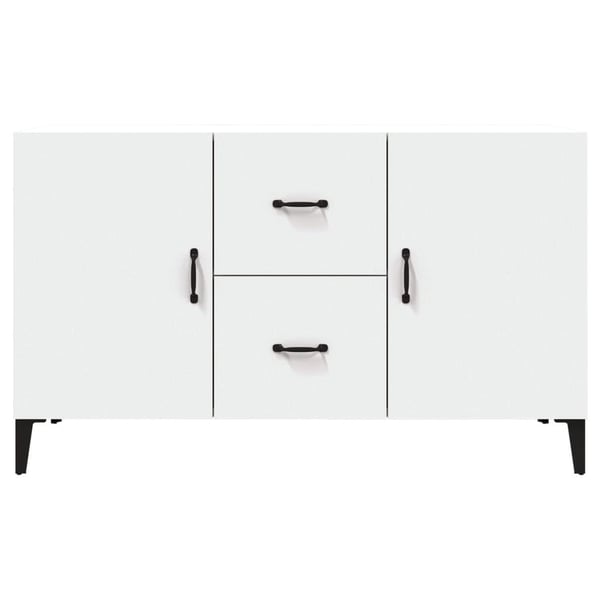 vidaXL Skjenk hvit 100x36x60 cm konstruert tre
