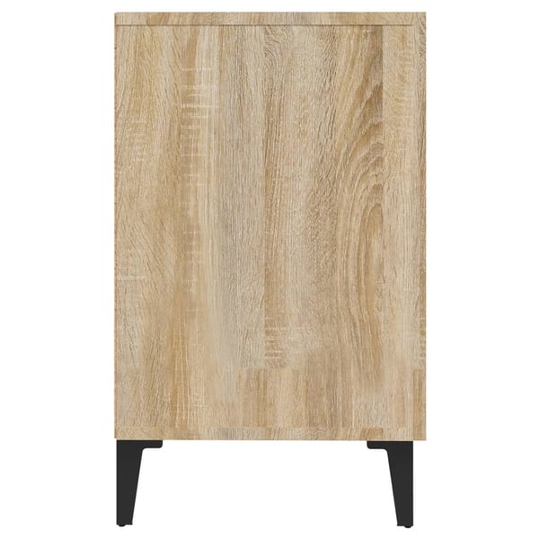 vidaXL Skjenk sonoma eik 100x36x60 cm konstruert tre