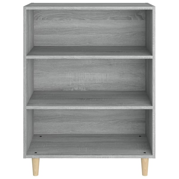 vidaXL Skjenk grå sonoma 69,5x32,5x90 cm konstruert tre