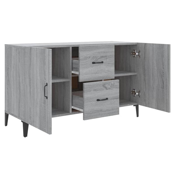 vidaXL Skjenk grå sonoma 100x36x60 cm konstruert tre