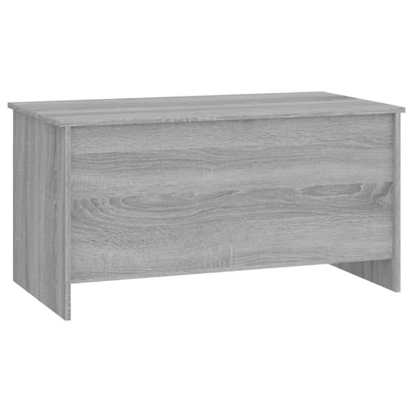vidaXL Salongbord grå sonoma 102x55,5x52,5 cm konstruert tre