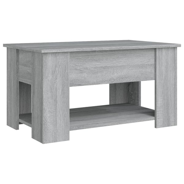 vidaXL Salongbord grå sonoma 79x49x41 cm konstruert tre