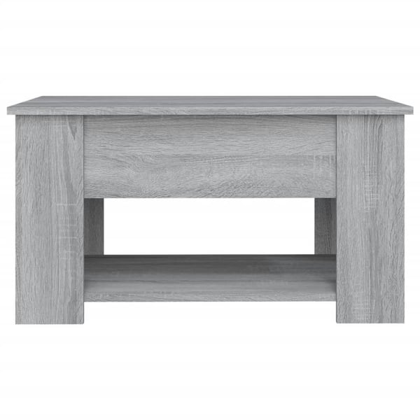 vidaXL Salongbord grå sonoma 79x49x41 cm konstruert tre