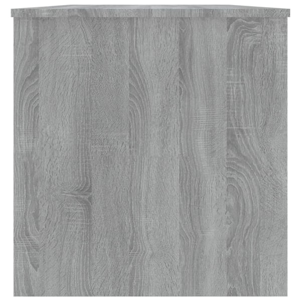 vidaXL Salongbord grå sonoma 102x50x52,5 cm konstruert tre