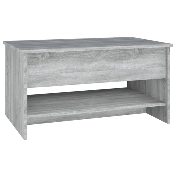 vidaXL Salongbord grå sonoma 80x50x40 cm konstruert tre
