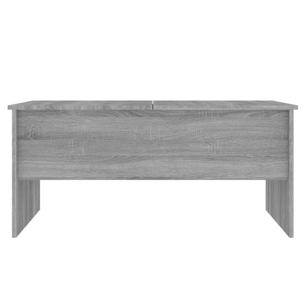 vidaXL Salongbord grå sonoma 102x50,5x46,5 cm konstruert tre