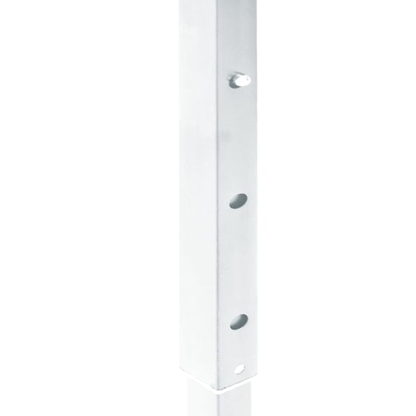 vidaXL Markise Hvit 3,5 x 2,5 m Metall