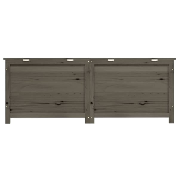 vidaXL Utendørs putekasse antrasitt 150x50x56 cm heltre gran