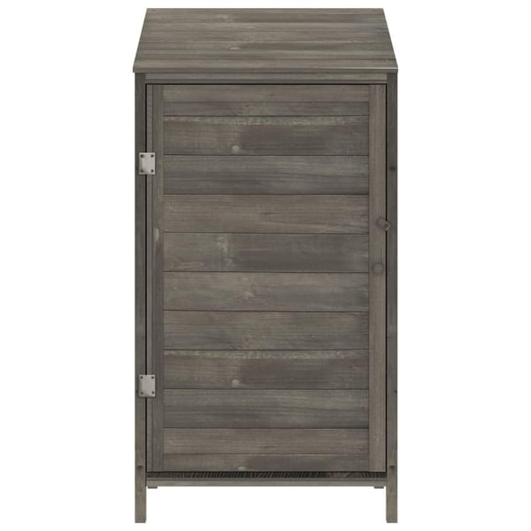 vidaXL Hageskur antrasitt 55x52x112 cm heltre gran