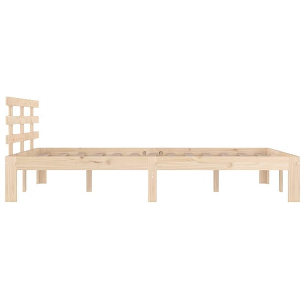 vidaXL Sengeramme heltre 135x190 cm Double