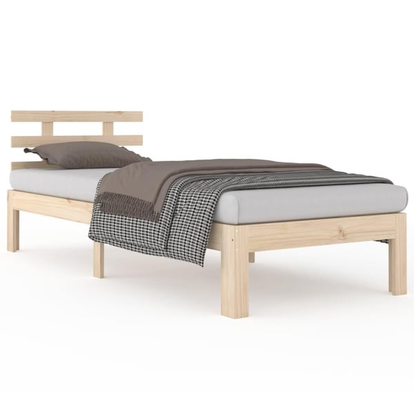 vidaXL Sengeramme heltre 90x200 cm