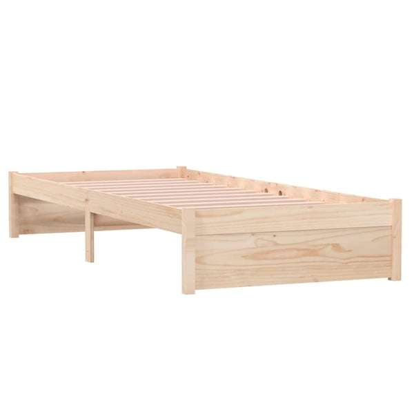vidaXL Sengeramme heltre 75x190 cm