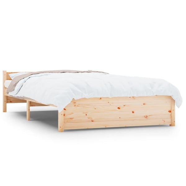 vidaXL Sengeramme heltre 135x190 cm Double