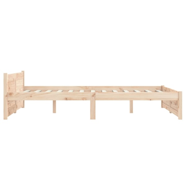 vidaXL Sengeramme heltre 135x190 cm Double