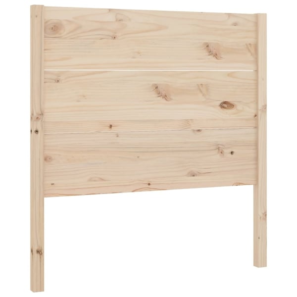 vidaXL Sengegavl 96x4x100 cm heltre furu