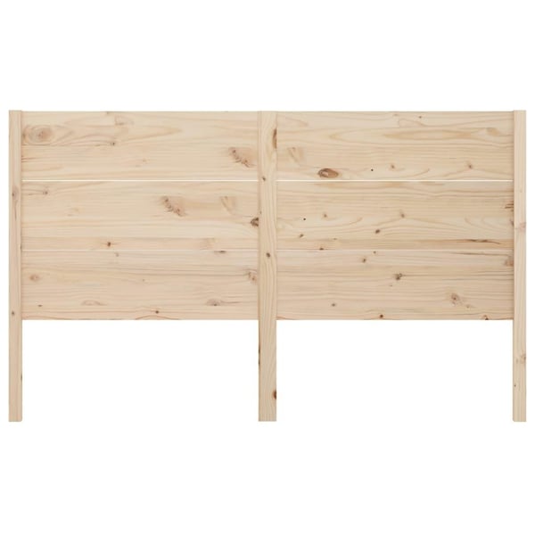 vidaXL Sengegavl 141x4x100 cm heltre furu