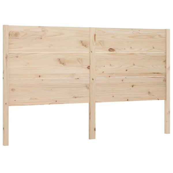 vidaXL Sengegavl 141x4x100 cm heltre furu