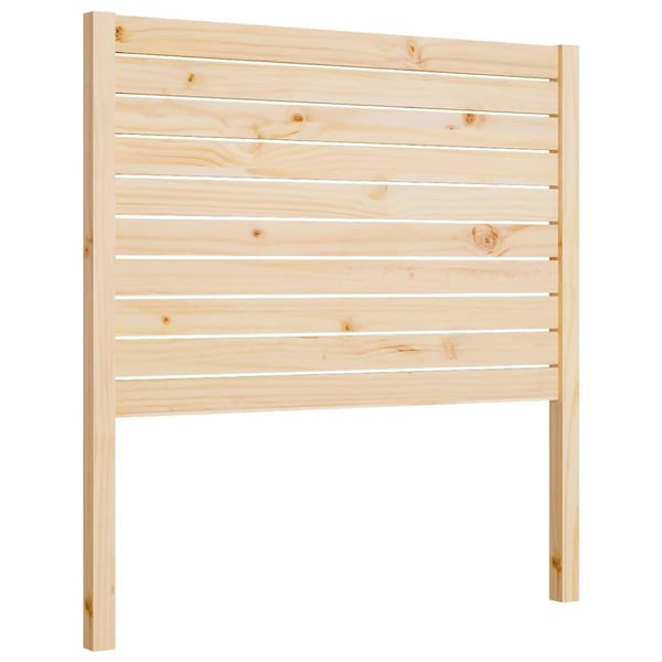 vidaXL Sengegavl 96x4x100 cm heltre furu