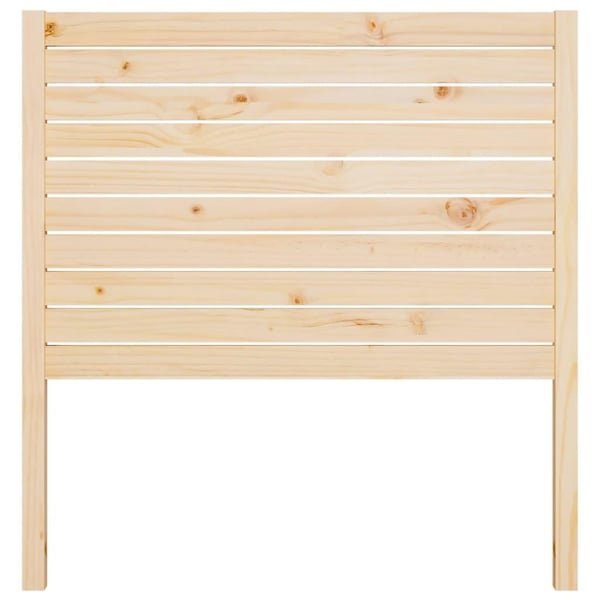 vidaXL Sengegavl 81x4x100 cm heltre furu