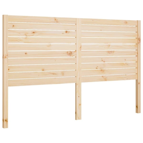vidaXL Sengegavl 141x4x100 cm heltre furu