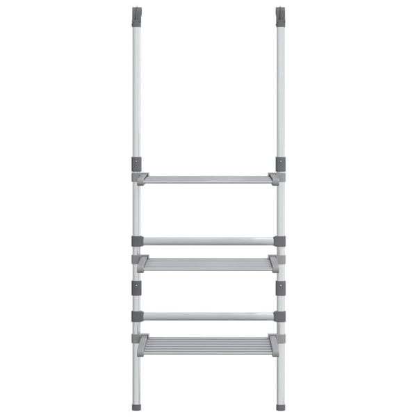 vidaXL hængende tørrestativ 3 niveauer aluminium