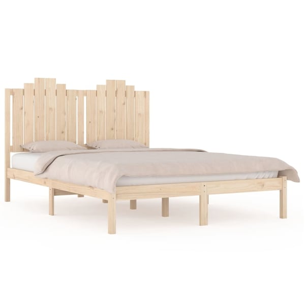 vidaXL Sengeramme heltre furu 160x200 cm