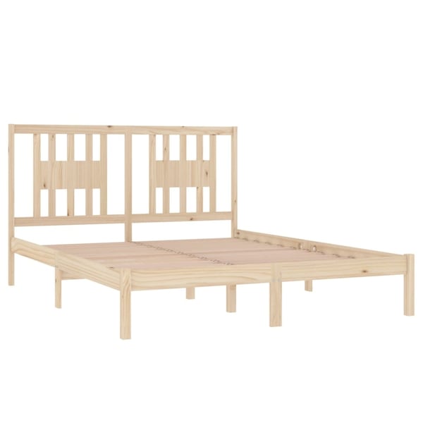 vidaXL Sengeramme heltre furu 160x200 cm