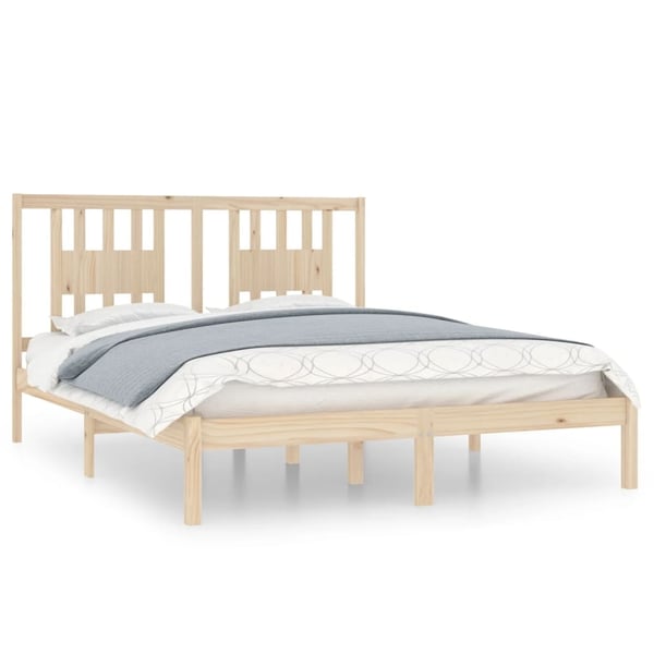 vidaXL Sengeramme heltre furu 160x200 cm