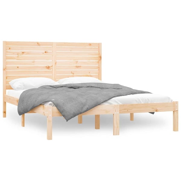 vidaXL sengeramme 120x200 cm massivt træ