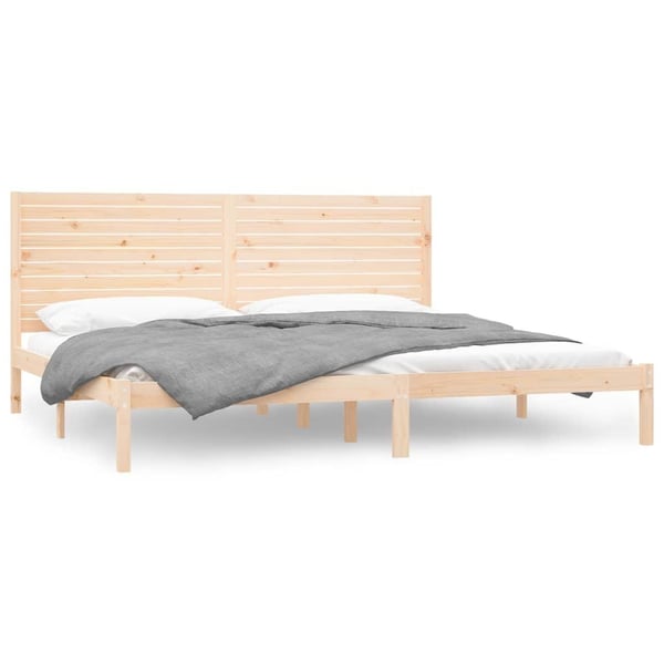 vidaXL Sengeramme heltre 180x200 cm Super King