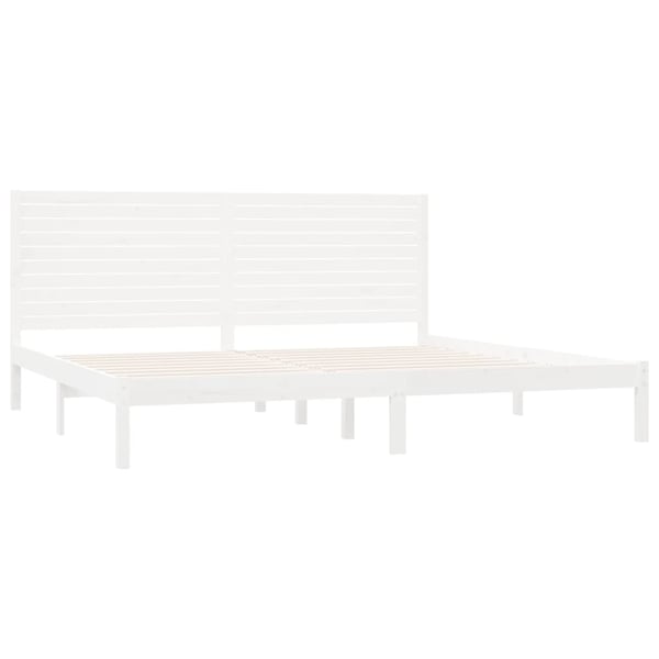 vidaXL Sengeramme hvit heltre200x200 cm