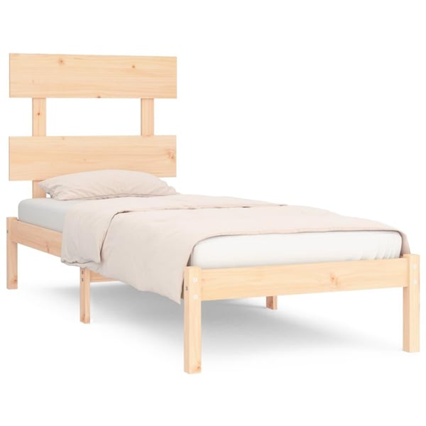 vidaXL Sengeramme heltre 90x200 cm