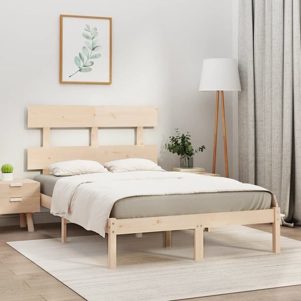 vidaXL Sengeramme heltre 120x200 cm