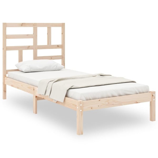 vidaXL Sengeramme heltre 90x200 cm