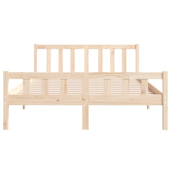 vidaXL Sengeramme heltre 120x190 cm Small Double