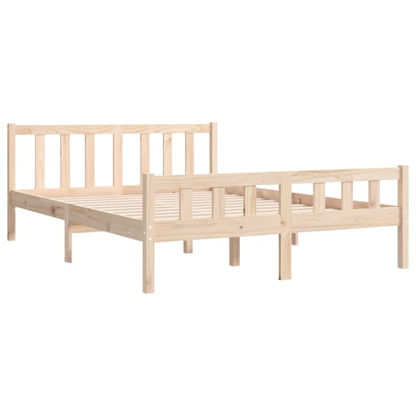 vidaXL Sengeramme heltre 120x190 cm Small Double