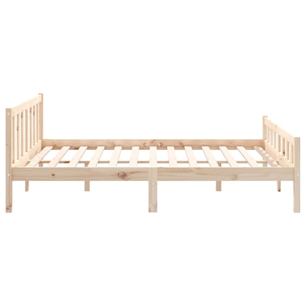 vidaXL Sengeramme heltre 120x190 cm Small Double