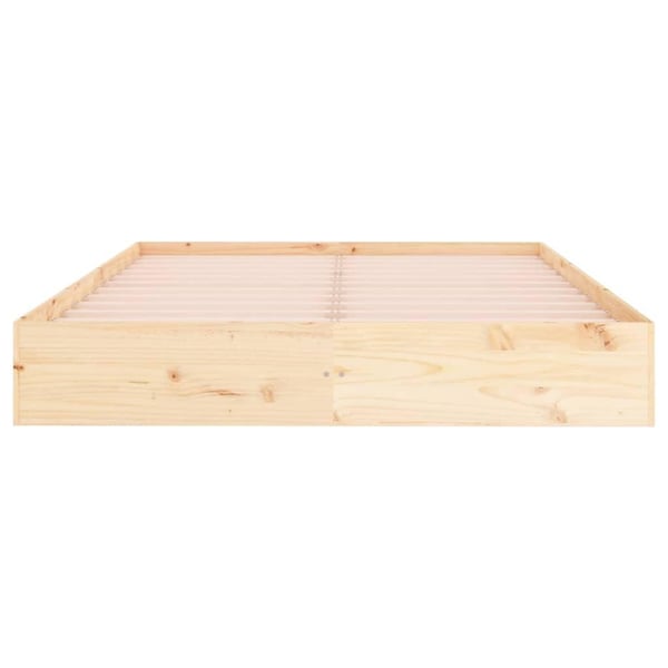 vidaXL Sengeramme heltre 200x200 cm