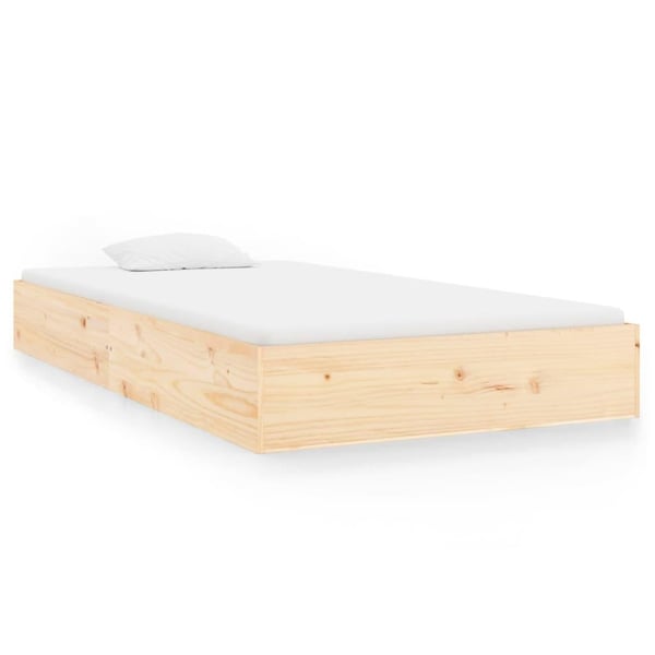 vidaXL sengeramme 100x200 cm massivt træ