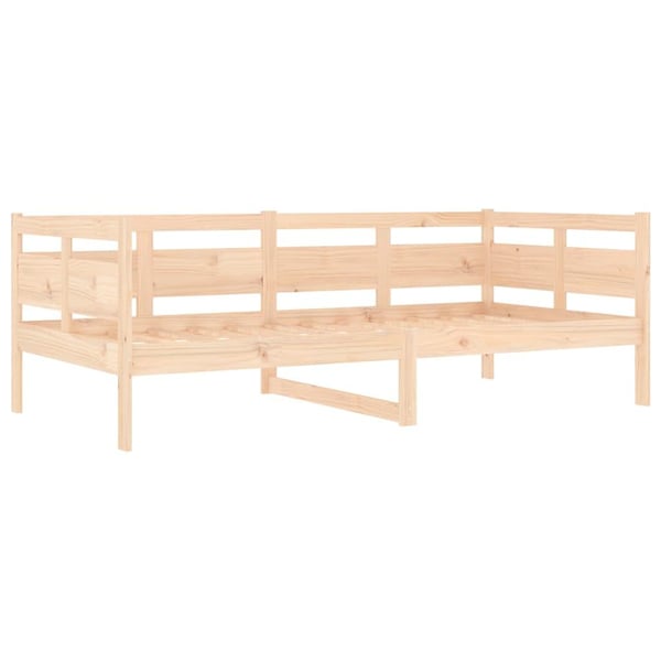 vidaXL Dagseng heltre furu 90x190 cm