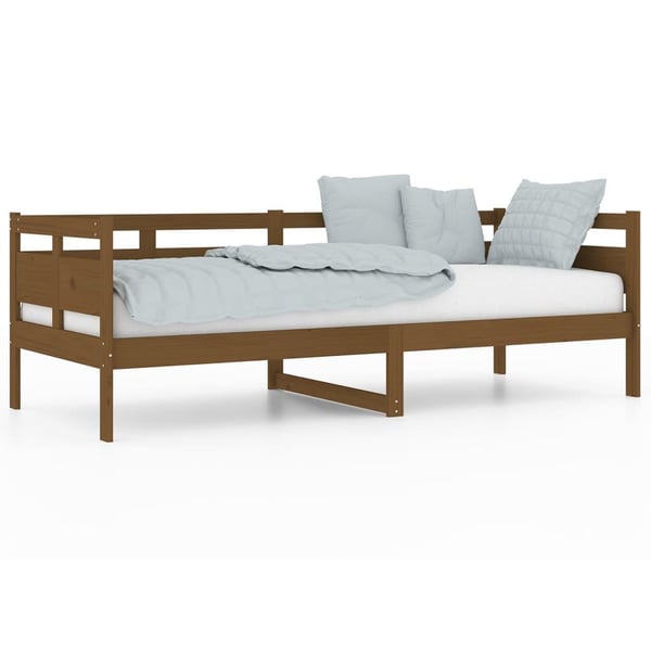 vidaXL Dagseng honningbrun heltre furu 80x200 cm