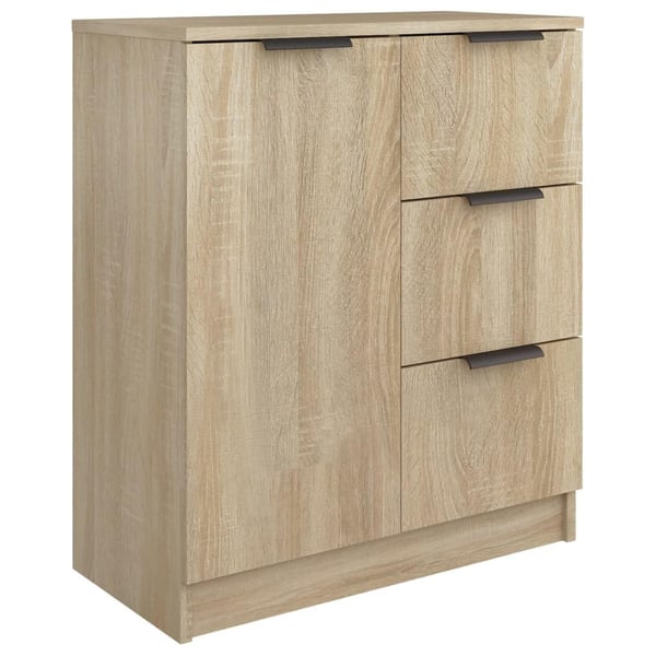 vidaXL Skjenker 2 stk sonoma eik 60x30x70 cm konstruert tre