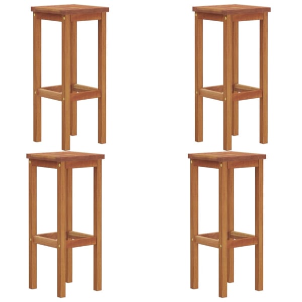 vidaXL Barkrakker 4 stk heltre akasie