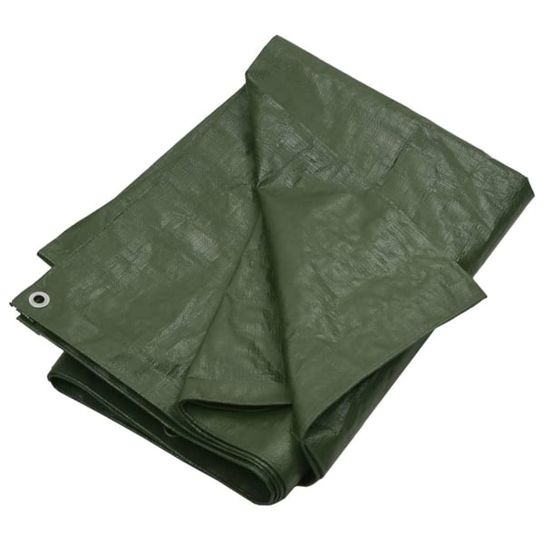 vidaXL Pressu 180 g/m² 6x8 m vihreä HDPE