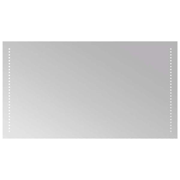 vidaXL Badrumsspegel LED 90x50 cm